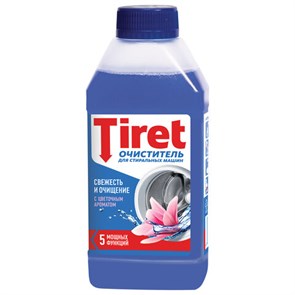 {{photo.Alt || photo.Description || 'Очиститель для стиральных машин от накипи, грязи и запаха TIRET 250 мл &quot;Цветочный&quot;, 3186202'}}