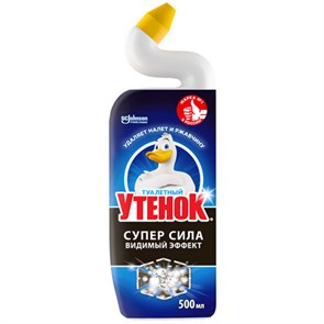 {{photo.Alt || photo.Description || 'Средство для уборки туалета 500 мл ТУАЛЕТНЫЙ УТЕНОК Супер Сила &quot;Видимый Эффект&quot;, 696888'}}