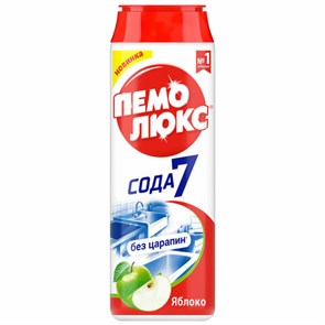 {{photo.Alt || photo.Description || 'Чистящее средство 480 г, ПЕМОЛЮКС Сода-5/7, &quot;Яблоко&quot;, порошок, 2414453'}}