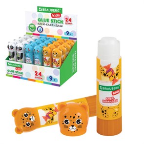 {{photo.Alt || photo.Description || 'Клей-карандаш &quot;Зверята: панда, слон, леопард&quot;, 9 г, фигурный колпачок, BRAUBERG KIDS, 271139'}}