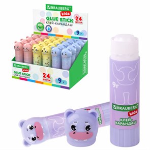 {{photo.Alt || photo.Description || 'Клей-карандаш &quot;Пастельные зверята: мышка, тигр, бегемот&quot;, 9 г, фигурный колпачок, BRAUBERG KIDS, 271140'}}