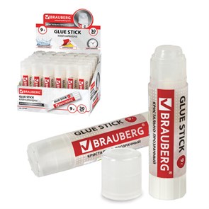 {{photo.Alt || photo.Description || 'Клей-карандаш BRAUBERG &quot;Crystal&quot;, 9 г, прозрачный, 227967, PVP'}}