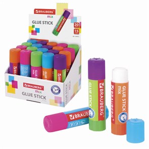 {{photo.Alt || photo.Description || 'Клей-карандаш BRAUBERG MIX, 15 г, PVP основа, 229072'}}