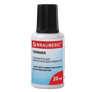 {{photo.Alt || photo.Description || 'Разбавитель для корректирующей жидкости BRAUBERG, 20 мл, 220617'}}