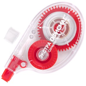 {{photo.Alt || photo.Description || 'Корректирующая лента ЭКСТРА ОФИСМАГ, 5 мм х 8 м, прозрачный корпус, блистер, 272663'}}