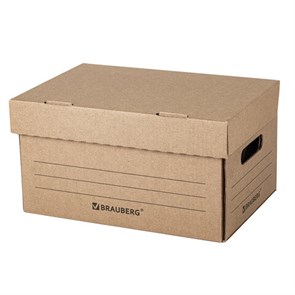 {{photo.Alt || photo.Description || 'Короб архивный &quot;Делопроизводство&quot; (235х325х180 мм), с крышкой, гофрокартон, BRAUBERG, 129589'}}