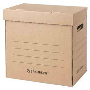 {{photo.Alt || photo.Description || 'Короб архивный &quot;Делопроизводство&quot; (325х235х325 мм), с крышкой, гофрокартон, BRAUBERG, 129999'}}