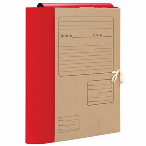 {{photo.Alt || photo.Description || 'Папка для бумаг архивная А4 (225х310 мм), 120 мм, 4 завязки, крафт, корешок - бумвинил, 123204'}}