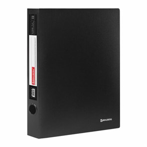 {{photo.Alt || photo.Description || 'Папка на 2 кольцах BRAUBERG &quot;Стандарт&quot;, 40 мм, черная, до 300 листов, 0,9 мм, 221618'}}