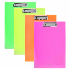 {{photo.Alt || photo.Description || 'Доска-планшет пластиковая ERICH KRAUSE &quot;Matt Neon&quot;, A4, ассорти, 55127'}}