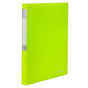 {{photo.Alt || photo.Description || 'Папка 40 вкладышей BRAUBERG &quot;Neon&quot;, 25 мм, неоновая, зеленая, 700 мкм, 227452'}}