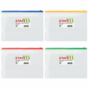 {{photo.Alt || photo.Description || 'Папка-конверт на молнии А4 (335х238 мм), карман для визиток, прозрачная, 0,12 мм, STAFF, 229547'}}