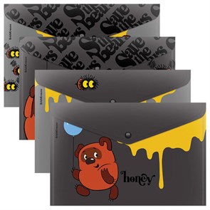 {{photo.Alt || photo.Description || 'Папка-конверт на кнопке пластиковая ERICH KRAUSE &quot;Винни-Пух&quot;, A4, ассорти, 61152'}}