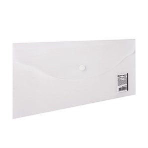 {{photo.Alt || photo.Description || 'Папка-конверт с кнопкой МАЛОГО ФОРМАТА (250х135 мм), матовая прозрачная, 0,18 мм, BRAUBERG, 227316'}}