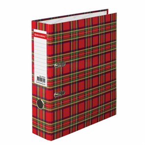 {{photo.Alt || photo.Description || 'Папка-регистратор BRAUBERG, ламинированная, 75 мм, шотландка, 222074'}}