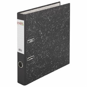 {{photo.Alt || photo.Description || 'Папка-регистратор STAFF &quot;EVERYDAY&quot; с мраморным покрытием, 50 мм, без уголка, черный корешок, 224615'}}