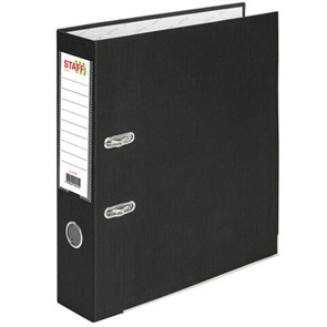 {{photo.Alt || photo.Description || 'Папка-регистратор STAFF &quot;Profit&quot; покрытием из ПВХ, 75 мм, с уголком, черная, СЪЕМНЫЙ МЕХАНИЗМ, 272012'}}