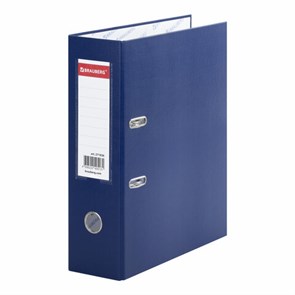 {{photo.Alt || photo.Description || 'Папка-регистратор ШИРОКИЙ КОРЕШОК 90 мм с покрытием из ПВХ, синяя, BRAUBERG, 271836'}}