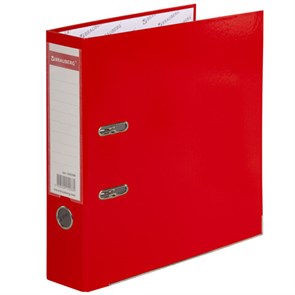 {{photo.Alt || photo.Description || 'Папка-регистратор, покрытие пластик, 75 мм, ПРОЧНАЯ, с уголком, BRAUBERG, красная, 226598'}}