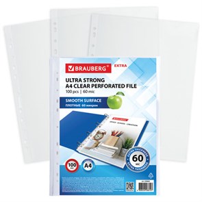 {{photo.Alt || photo.Description || 'Папки-файлы перфорированные плотные А4 BRAUBERG &quot;ГЛЯНЦЕВЫЕ EXTRA 600&quot; КОМПЛЕКТ 100 шт., ПЛОТНЫЕ, 60 мкм, 229665'}}