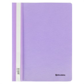 {{photo.Alt || photo.Description || 'Скоросшиватель пластиковый BRAUBERG &quot;Pastel&quot; А4, 130/180 мкм, лиловый, 270456'}}