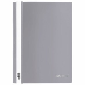 {{photo.Alt || photo.Description || 'Скоросшиватель пластиковый BRAUBERG, А4, 130/180 мкм, серый, 220387'}}