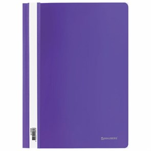 {{photo.Alt || photo.Description || 'Скоросшиватель пластиковый BRAUBERG, А4, 130/180 мкм, фиолетовый, 220388'}}