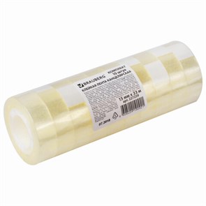 {{photo.Alt || photo.Description || 'Клейкие ленты 15 мм х 33 м канцелярские BRAUBERG, комплект 10 шт., прозрачные, гарантированная длина, 227259'}}