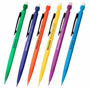 {{photo.Alt || photo.Description || 'Карандаш механический 0,5 мм, BRAUBERG &quot;Classic&quot;, ластик, корпус ассорти, 180398'}}