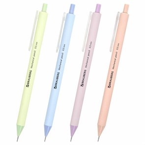 {{photo.Alt || photo.Description || 'Карандаш механический 0,5 мм, BRAUBERG SOFT PASTEL, корпус soft-touch ассорти, 181957'}}