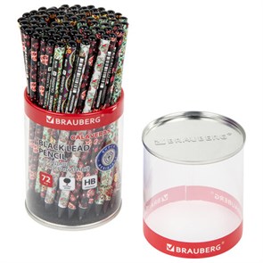 {{photo.Alt || photo.Description || 'Карандаш чернографитный BRAUBERG &quot;CALAVERAS&quot;, 1 шт., HB, корпус ассорти, 181758'}}