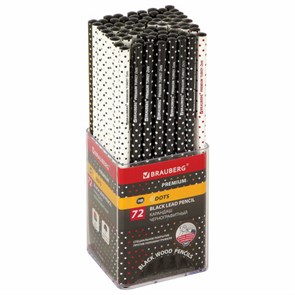 {{photo.Alt || photo.Description || 'Карандаш чернографитный BRAUBERG &quot;PREMIUM TURKEY&quot;, 1 шт., &quot;Dots&quot;, НВ, ассорти, дисплей, 181563'}}