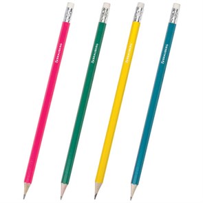 {{photo.Alt || photo.Description || 'Карандаш чернографитный BRAUBERG, 1 шт., &quot;Fluor&quot;, НВ, с ластиком, корпус неоновый ассорти, заточенный, 180613'}}