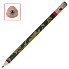 {{photo.Alt || photo.Description || 'Карандаш чернографитный утолщенный BRUNO VISCONTI &quot;HappyGraphix Jumbo&quot;, &quot;Милитари. Звезда&quot;, 4В, 21-0062/11'}}