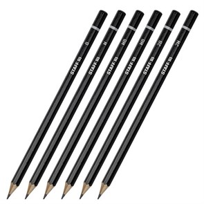 {{photo.Alt || photo.Description || 'Карандаши чернографитные STAFF &quot;College&quot; BLP-254, НАБОР 6 шт., 2H-2B, черный корпус, 181254'}}