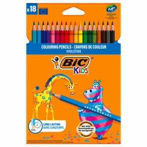 {{photo.Alt || photo.Description || 'Карандаши цветные BIC &quot;Kids ECOlutions Evolution&quot;, 18 цветов, пластиковые, заточенные, европодвес, 937513'}}