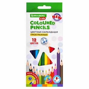 {{photo.Alt || photo.Description || 'Карандаши цветные BRAUBERG KIDS NEW, 12 цветов, трехгранные, грифель 3 мм, 182001'}}