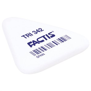 Ластик FACTIS TRI 342 (Испания), 49х45х6 мм, ассорти, треугольный, мягкий, PNFTRI342 227990