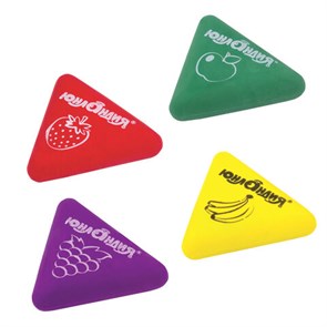 {{photo.Alt || photo.Description || 'Ластик ЮНЛАНДИЯ &quot;Трио&quot;, 35х35х10 мм, цвет ассорти, треугольный, 228072'}}