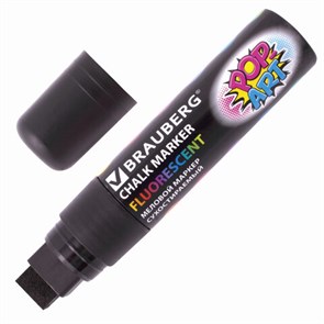 {{photo.Alt || photo.Description || 'Маркер меловой &quot;POP-ART&quot; ЧЕРНЫЙ, 15 мм, стираемый, для гладких поверхностей, BRAUBERG, 151544'}}