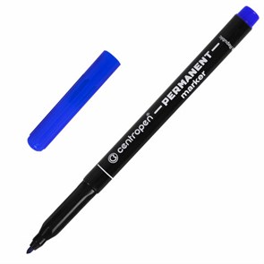 {{photo.Alt || photo.Description || 'Маркер перманентный CENTROPEN 2536, СИНИЙ, тонкий наконечник, 1 мм, трехгранная зона захвата, 6 2536 0106'}}