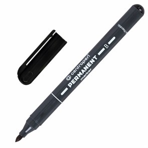 {{photo.Alt || photo.Description || 'Маркер перманентный CENTROPEN 2836, ЧЕРНЫЙ, круглый наконечник, 2 мм, 6 2836 0012'}}