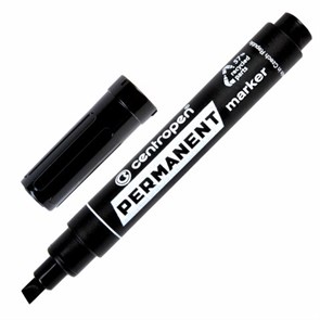 {{photo.Alt || photo.Description || 'Маркер перманентный CENTROPEN 8576, ЧЕРНЫЙ, скошенный наконечник, 1-4,6 мм, 5 8576 0112'}}