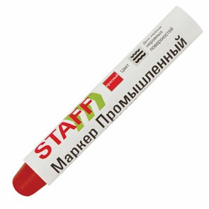 {{photo.Alt || photo.Description || 'Маркер для промышленной маркировки STAFF ПМ-100 твердый, КРАСНЫЙ, -20 до +40С, 150814'}}