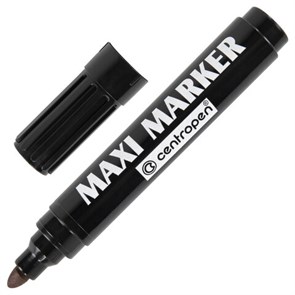 {{photo.Alt || photo.Description || 'Маркер перманентный универсальный ЧЕРНЫЙ CENTROPEN &quot;Maxi Marker&quot;, 2-4 мм, 8936, 5 8936 0112'}}