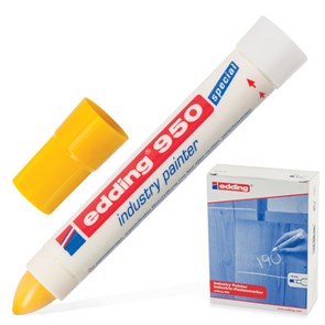 {{photo.Alt || photo.Description || 'Маркер-паста для промышленной маркировки EDDING 950, ЖЕЛТЫЙ, 10 мм, E-950/5'}}