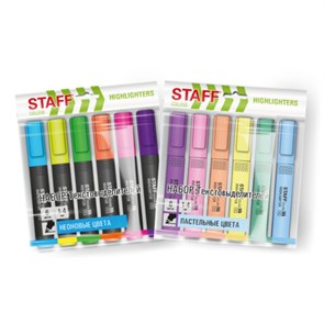 {{photo.Alt || photo.Description || 'Набор текстовыделителей 6 ЦВЕТОВ, МИКС ПАСТЕЛЬ / НЕОН, STAFF &quot;College&quot; STICK, линия 1-4 мм, 152558'}}