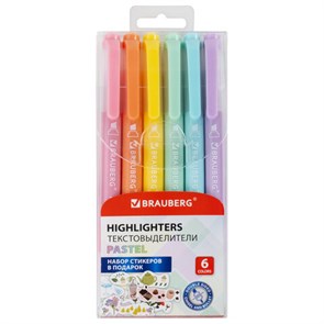 {{photo.Alt || photo.Description || 'Набор текстовыделителей двусторонних 6 ПАСТЕЛЬНЫХ ЦВЕТОВ, BRAUBERG &quot;TWIN PASTEL&quot;, линия 1-5 мм, 152518'}}