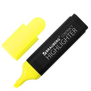 {{photo.Alt || photo.Description || 'Текстовыделитель BRAUBERG &quot;Contract&quot;, ЖЕЛТЫЙ, линия 1-5 мм, 150389'}}