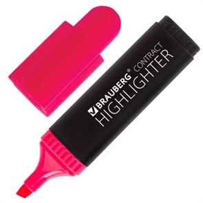 {{photo.Alt || photo.Description || 'Текстовыделитель BRAUBERG &quot;Contract&quot;, РОЗОВЫЙ, линия 1-5 мм, 150392'}}